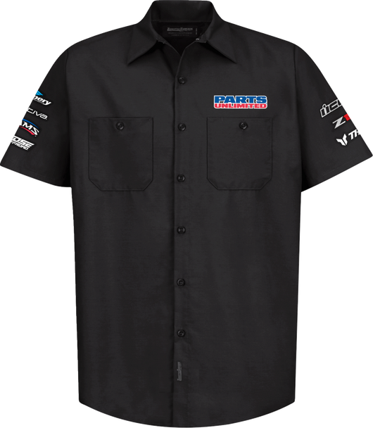 Throttle Threads Parts Unlimited House 25 Shirt - Black - 5Xl Psu38St24Bk5R
