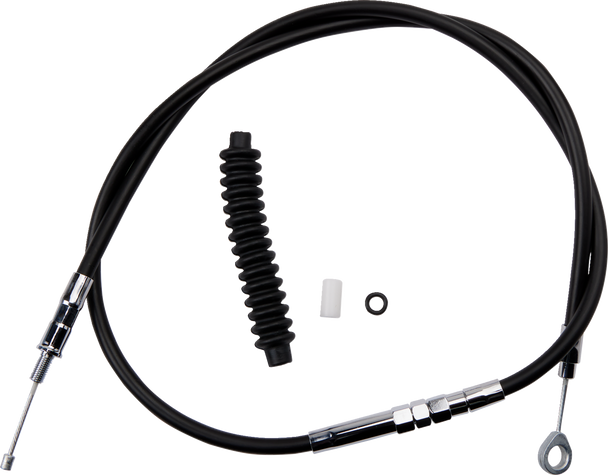 Drag Specialties High-Efficiency Black Vinyl Clutch Cable - 52-3/4"