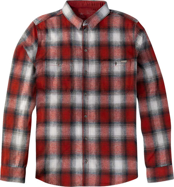 American Biker American Biker Mr Piston Flannel Shirt - Red - Small Abbpiston27St61Rdsr