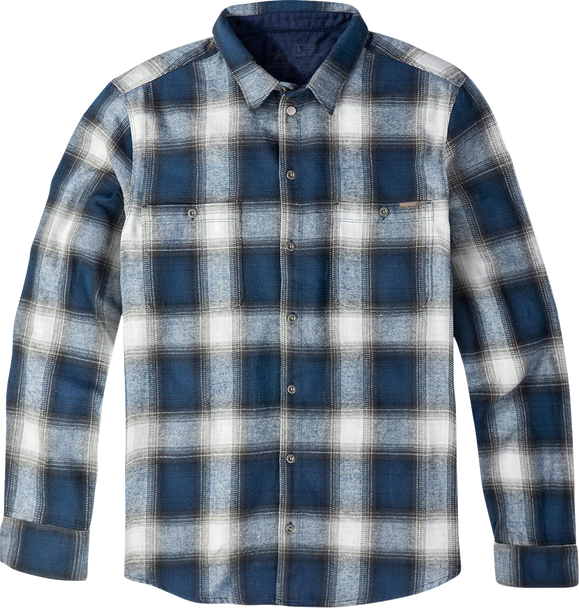 American Biker American Biker Mr Piston Flannel Shirt - Blue - 2Xl Abbpiston02St61Bl2R
