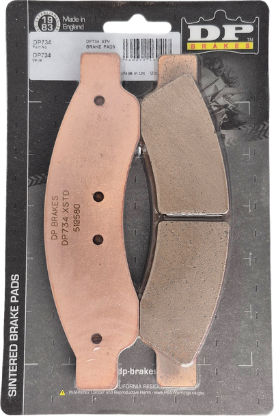 Dp Brakes Sintered Brake Pads - Maverick 1000R Dp734