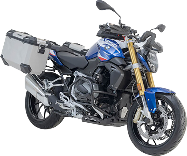 Sw-Motech Trax Adv Aluminum Case System - Silver - Bmw R 1200/1250 R '14-'24 Kft.07.573.70100/S Sw-Motech Trax Adv Aluminum Case System - Silver - Bmw R 1200/1250 R '14-'24 Kft.07.573.70100/S