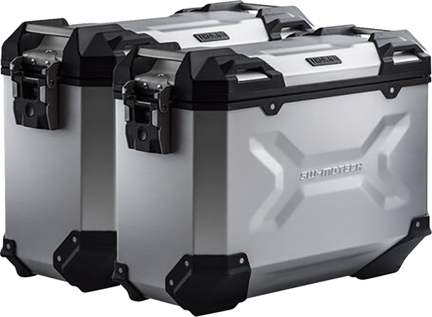 Sw-Motech Trax Adv Aluminum Case System - Silver - Ktm Super Moto 950/Smr/Smt 990 '05-'13 Kft.04.621.70000/S Sw-Motech Trax Adv Aluminum Case System - Silver - Ktm Super Moto 950/Smr/Smt 990 '05-'13 Kft.04.621.70000/S