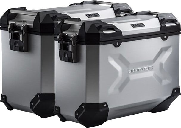 Sw-Motech Trax Adv Aluminum Case System - Silver - Triumph Tiger 800 '10-'19 Kft.11.748.70001/S