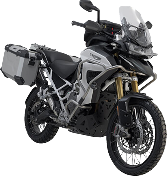 Sw-Motech Trax Adv Aluminum Case System - Silver - Triumph Tiger Explorer 1200 '22-'24 Kft.11.905.70102/S