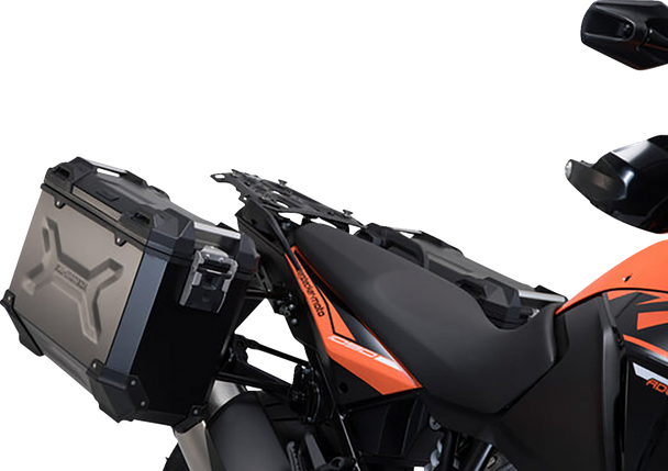 Sw-Motech Trax Adv Aluminum Case System - Black - Ktm Adventure 1050/1090/1190/Super Adventure 1290 '13-'20 Kft.04.333.70002/B Sw-Motech Trax Adv Aluminum Case System - Black - Ktm Adventure 1050/1090/1190/Super Adventure 1290 '13-'20 Kft.04.333.70002/B