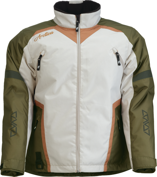 Arctiva Women'S Pivot 8 Jacket - Green/Tan - Large