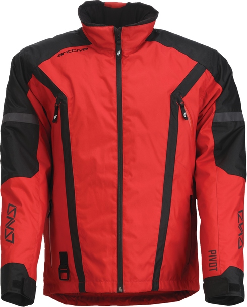 Arctiva Pivot 8 Jacket - Red/Black - Small