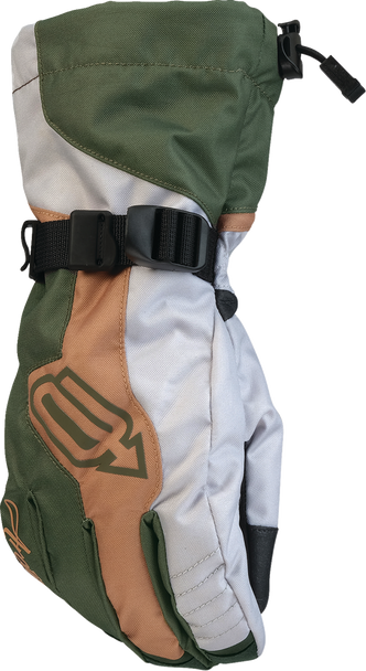 Arctiva Women'S Pivot 8 Gloves - Green/Tan - Medium