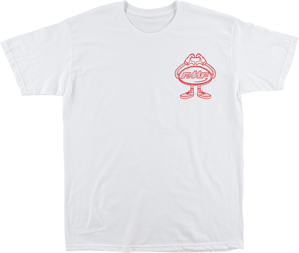 Fmf Breakin Hearts T-Shirt - White - Medium Su25118909Whtmd