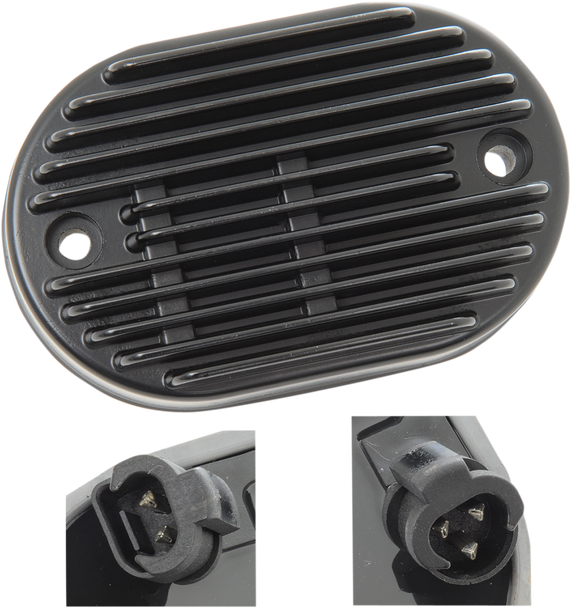 Drag Specialties Regulator - Black - '11-'17 Fxs/Flst