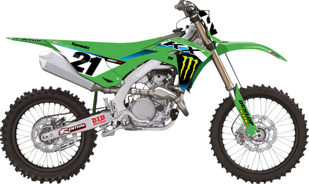 D'Cor Visuals Graphic Kit - '25 Monster Energy - Kawasaki - Kx 85/112 20-20-145