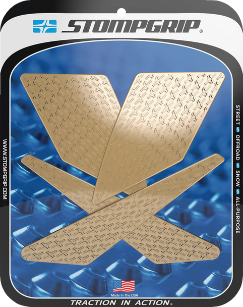 Stompgrip Traction Pad Tank Grips - Icon - Clear - Klx 300/Sm 55-14-0089-1C