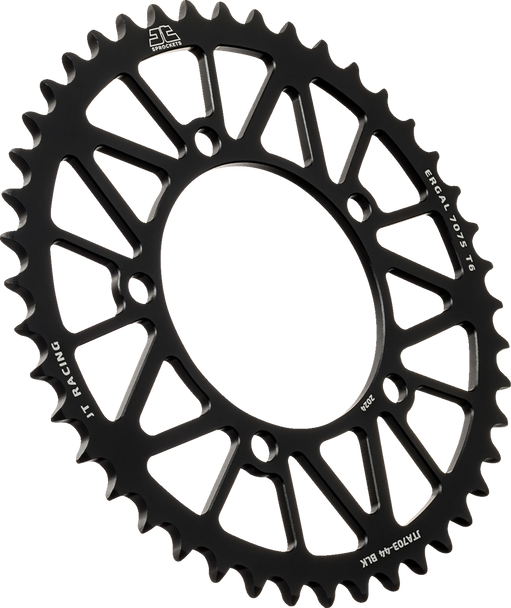 Jt Sprockets Rear Sprocket - Aluminum - 44 Tooth - Black - Aprilia Jta703.44Blk