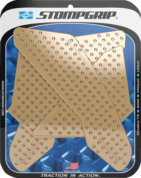 Stompgrip Traction Pad Tank Grips - Volcano - Clear - Cbr1000Rr 55-10-0142C