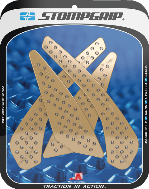 Stompgrip Traction Pad Tank Grips - Volcano - Clear - Gsx-S 750/Z 55-10-0151C