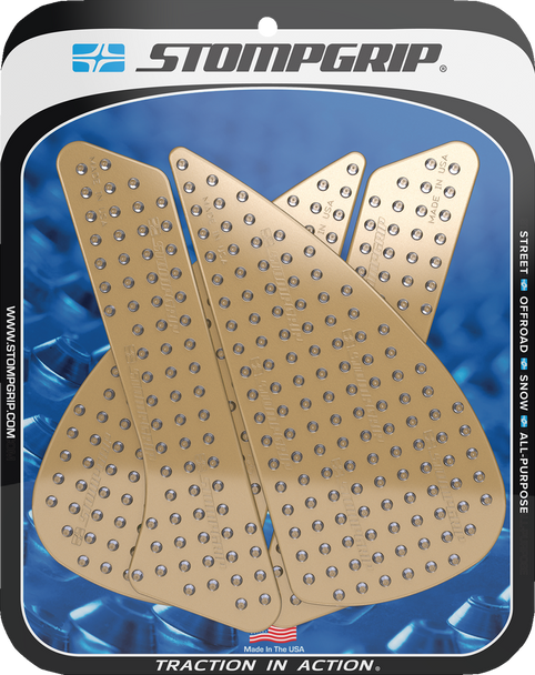 Stompgrip Traction Pad Tank Grips - Volcano - Clear - Cbr1000Rr-R Fireblade Sp 55-10-0177C