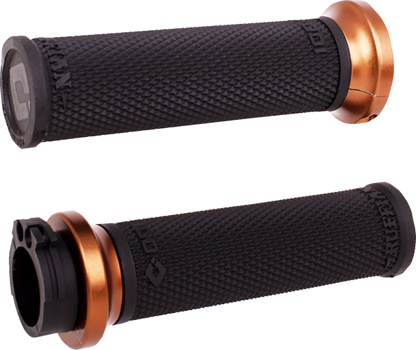 Odi Ruffian Lock-On Street Grips - Cable - Black/Bronze V30Hcwb-Z