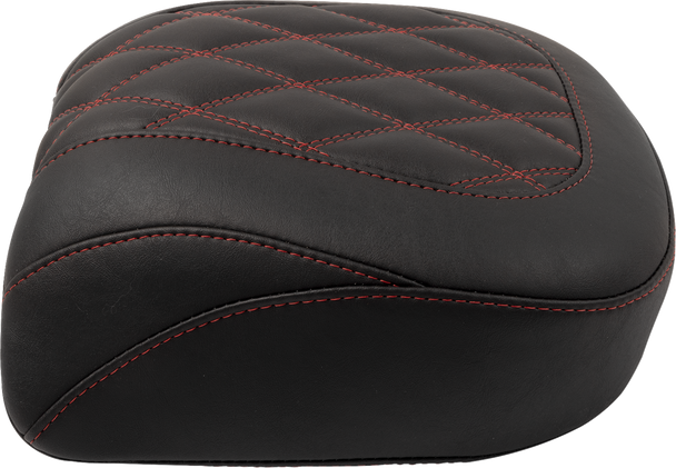 Mustang Wide Tripper Seat - Passenger - Dark Cherry Stitching - Flt/Flh '23-'25 88511Dc