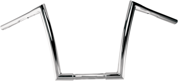 Todd'S Cycle 1-1/4" Strip Handlebar - 10" Rise - Chrome 0601-2716