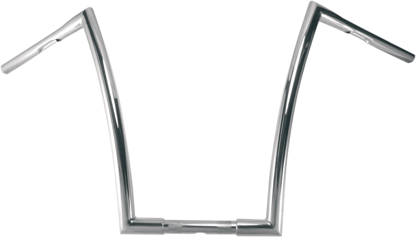 Todd'S Cycle 1-1/4" Strip Handlebar - 17" Rise - Chrome 0601-2707