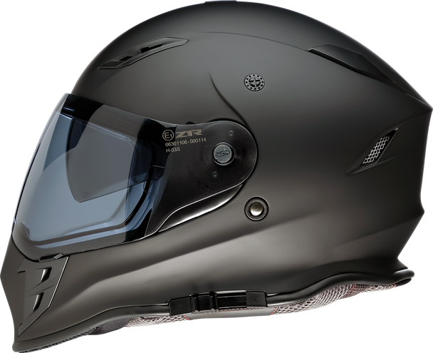 Z1R Nemesis Helmet - Smoke - Flat Black - Large