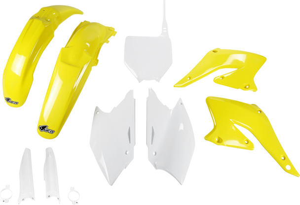 Ufo Body Kit - Oem Yellow/White - Suzuki - Rm-Z 250 Sukit403F@999