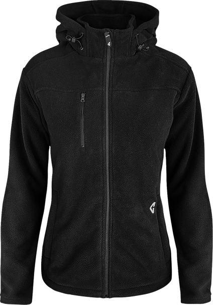 Gerbing Heated Clothing Women'S 7V Thermite Fleece Heated Jacket 2.0 - Black - 2Xl Ger-Tfjkt-7V-W-B-Xxl