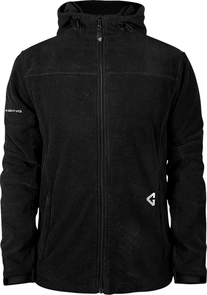 Gerbing Heated Clothing 7V Thermite Fleece Heated Jacket 2.0 - Black - Small Ger-Tfjkt-7V-M-B-S