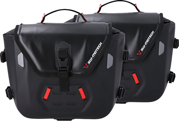 Sw-Motech Sysbag Side Bag System - Black - Triumph Thruxton 900 '04-'15 Bc.Sys.11.509.31200B