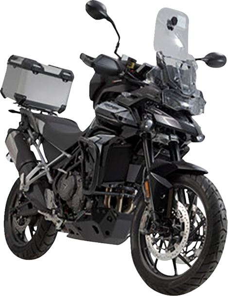Sw-Motech Trax Adv Top Case System - Silver - Triumph Tiger 850 Sport/Tiger 900/Tiger 1200 '20-'24 Gpt.11.953.70000/S