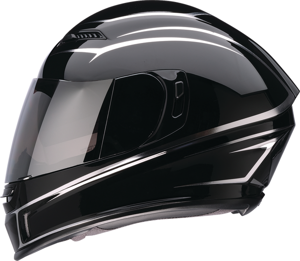 Z1R Helmet Jackal Foil Black/Silver 2Xl