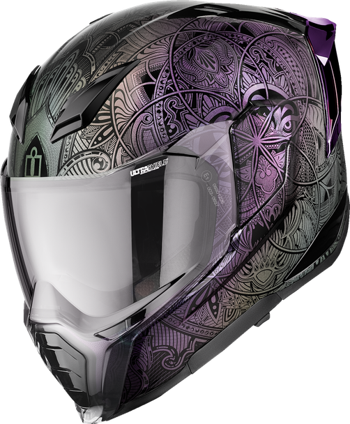 Icon Helmet Ultraflite Opal Mandala Purple Md