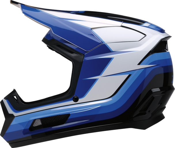 Z1R Helmet Yth Dirt Maxx Vortex Blue/White Lg