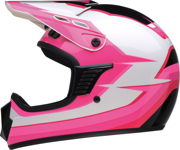 Z1R Helmet Dirtmaxx Vortex Child Pink/White Sm/Md