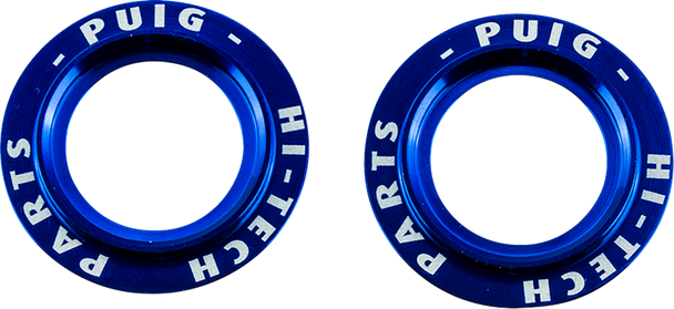 Puig Hi-Tech Parts Axle Slider Rings Univ Blue 20271A