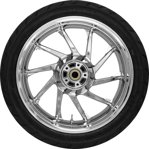 Coastal Moto Wheel Rear Hurricane W/Tire Abs (Tpms) Chr 18" 09-Touring Pkg-Hur185Ch-24Abst