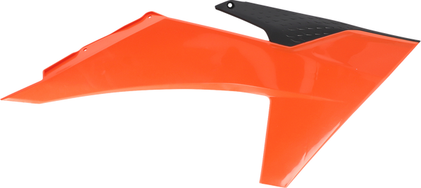 Acerbis Radiator Shrouds Ktm Orange/Black 2986481008