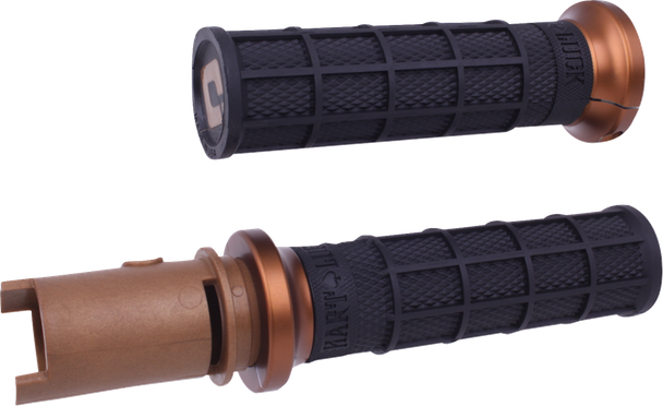 Odi Grips Lock On Hart Luck Waffle Hd Cvo Blk/Brz/Brz V31Htc-Bz-Z