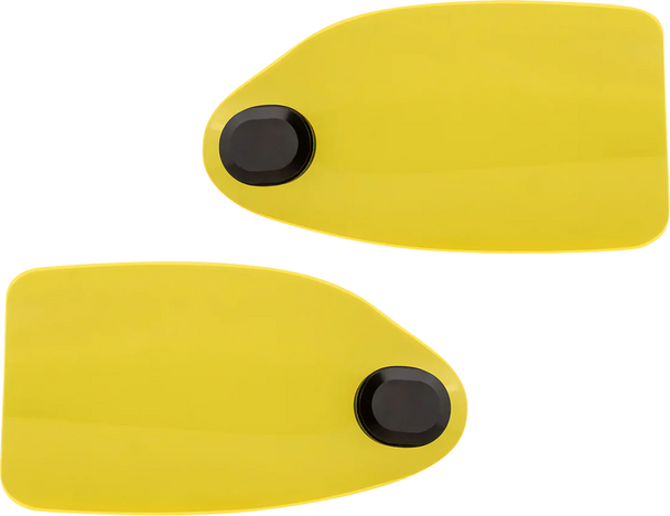 Klock Werks Hand Guards Flare - Hd - Cable Clutch - Yellow Ice Kws-01-0126-Cc