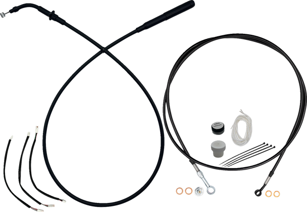 Fat Baggers Inc. Ez Instl Kt Upper Cltch Cbl, Brk Ln, For 12" Hbar, Black 249012-B