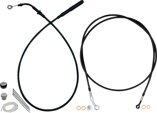 Fat Baggers Inc. Ez Instl Kt Upper Cltch Cbl, Brk Ln, For 14" Hbar, Black 219914-B