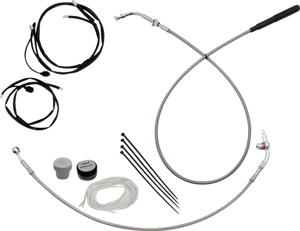 Fat Baggers Inc. Ez Instl Kt Upper Cltch Cbl, Brk Ln, For 18" Hbar, Stnls 149918-C