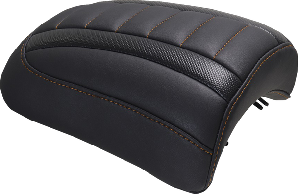 Mustang Seat Rear Cowl Dbl Diam Dlx Orange Thread 88610Mo