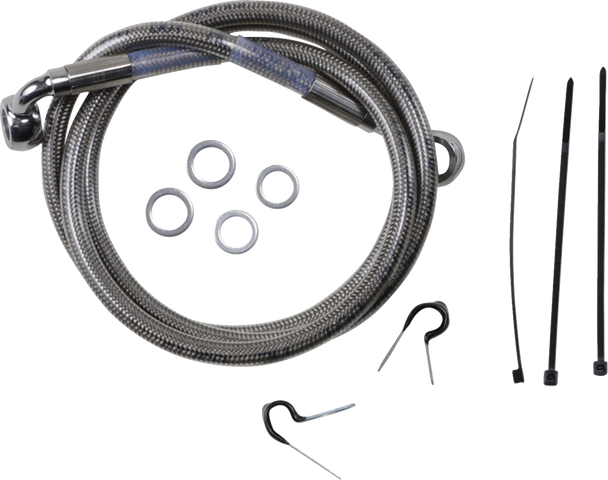 Drag Specialties Frt Brake Line 99-07 Fxst