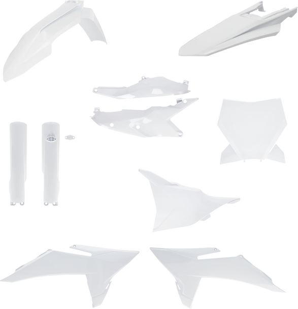 Acerbis Plastic Kit Full Ktm White 2986810002