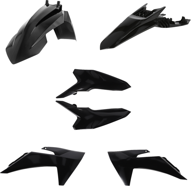 Acerbis Plastic Kit Sx65 Black 2986980001