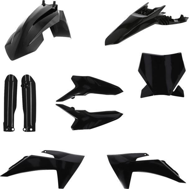 Acerbis Plastic Kit Full Sx65 Black 2986990001