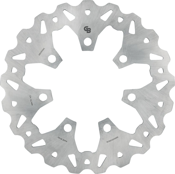 Gbrakes Brake Rotor Front Wave Solid Mount Gbd9009X