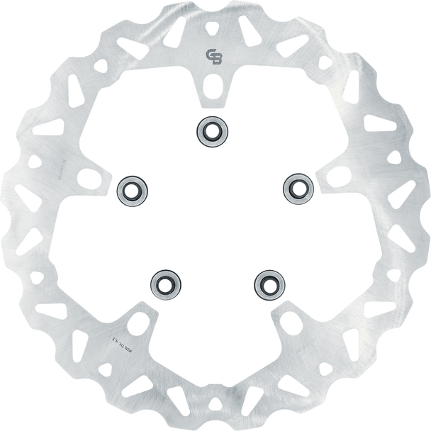 Gbrakes Brake Rotor Front 12.5" Wave Solid Mount Gbd9013X